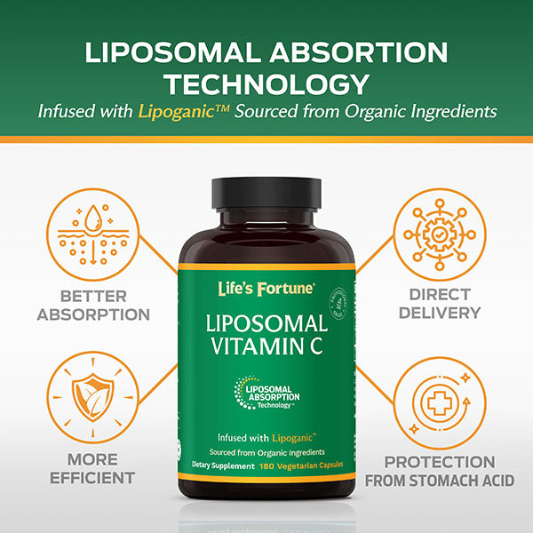 Life's Fortune Liposomal Vitamin C 180 Capsules