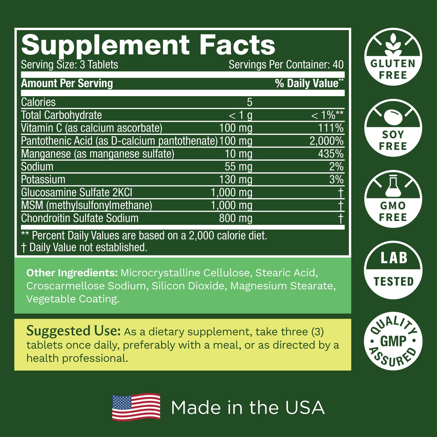 Life’s Fortune Super Glucosamax 120 Tabs