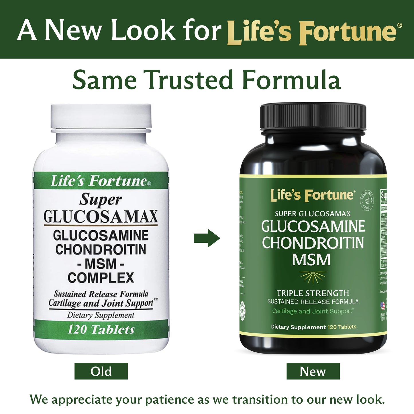 Life’s Fortune Super Glucosamax 120 Tabs