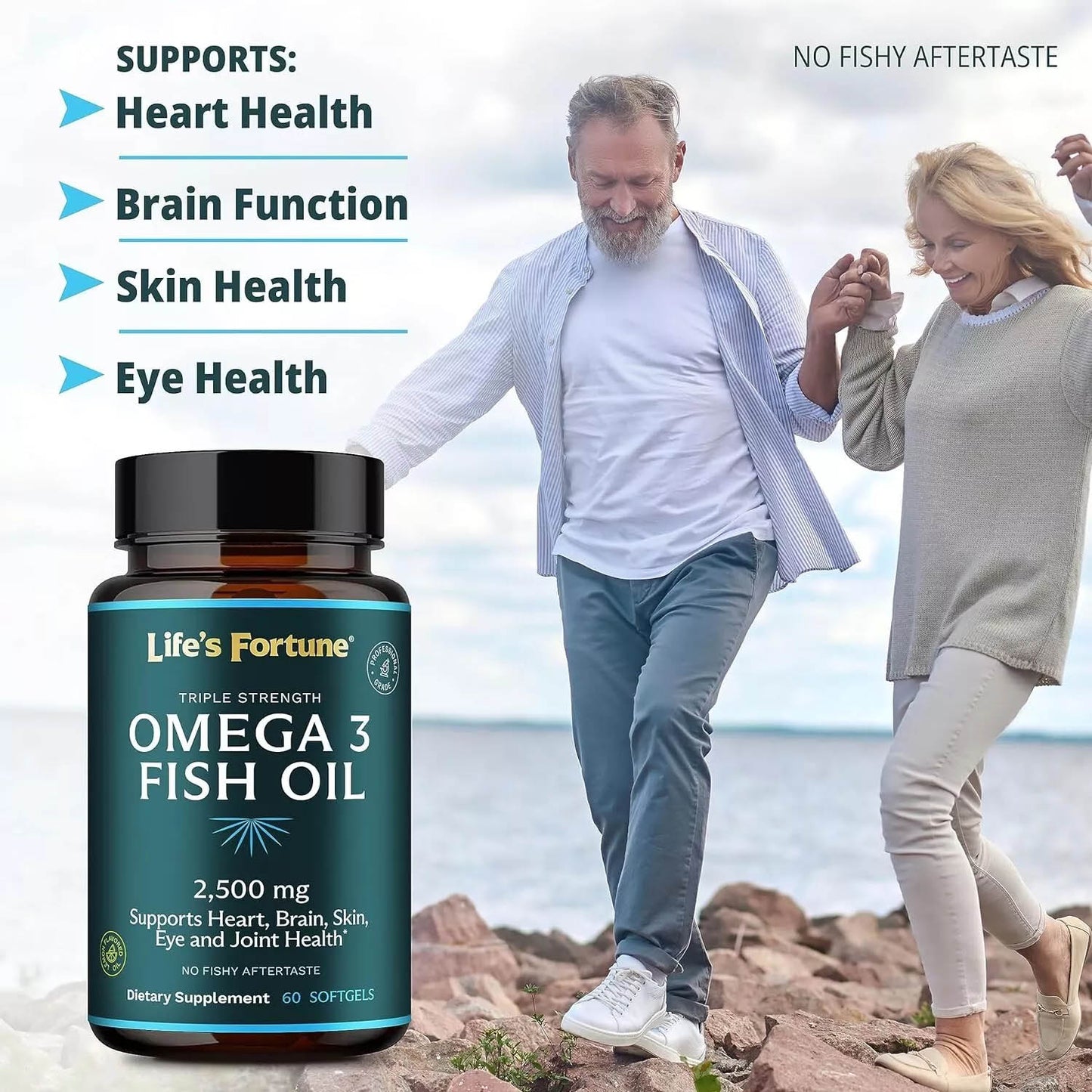 Triple Strength Omega 3 Fish Oil 2500 mg