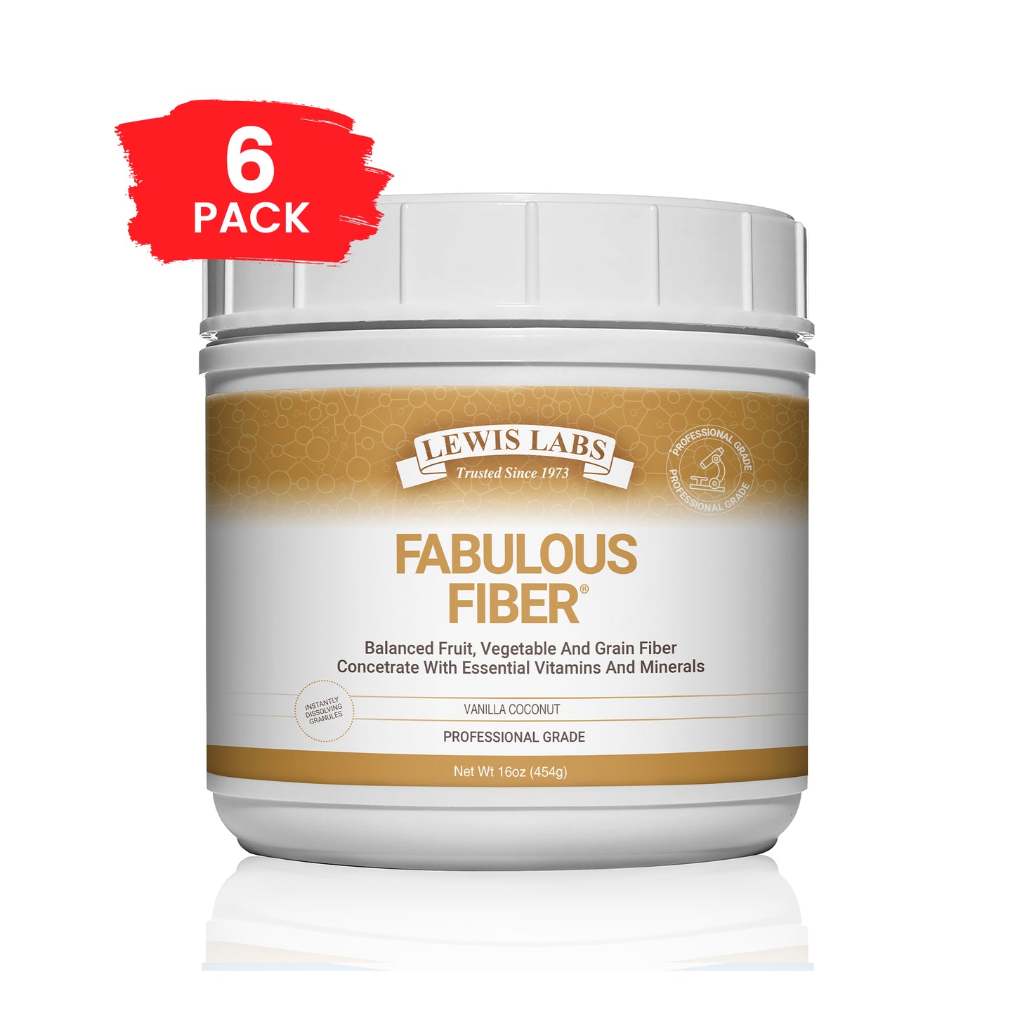 SPECIAL 6 BOTTLES Lewis Labs Fabulous Fiber