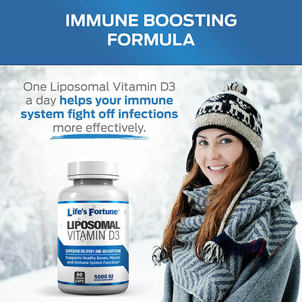 Liposomal Vitamin D3 5000 IU 60 Veggie Caps