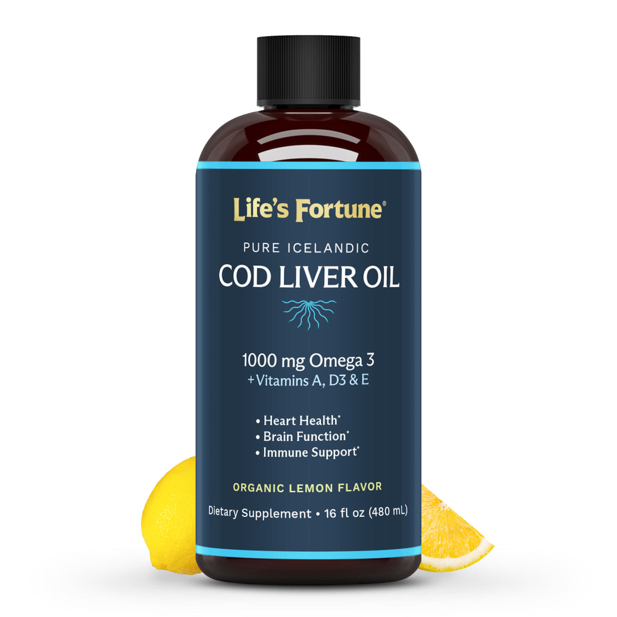 LÝSI Children's Cod Liver Oil 240 ml | Icelandic Omega‑3 (EPA & DHA) - 1, 12 or 24 bottles LÝSI Children's Cod Liver Oil 240 ml | Icelandic Omega‑3 (EPA & DHA) - 1, 12 or 24 bottles