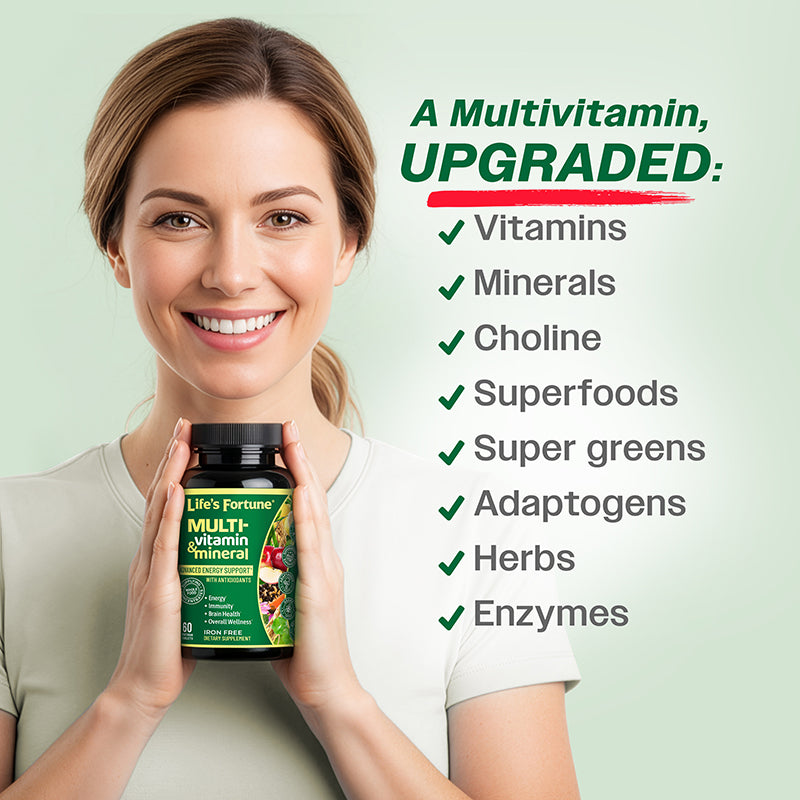 Life's Fortune Multivitamin & Mineral - Energy Booster, tablets