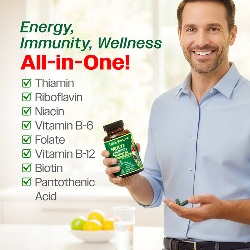 Life's Fortune Multivitamin & Mineral - Energy Booster, tablets