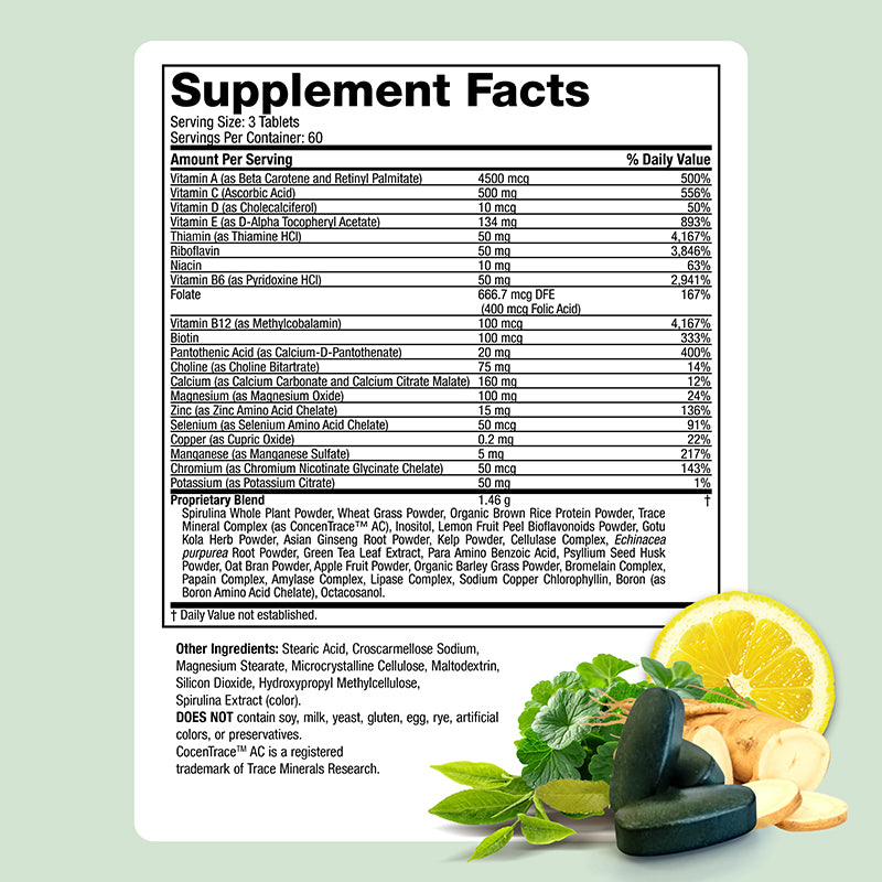 Life's Fortune Multivitamin & Mineral - Energy Booster, tablets