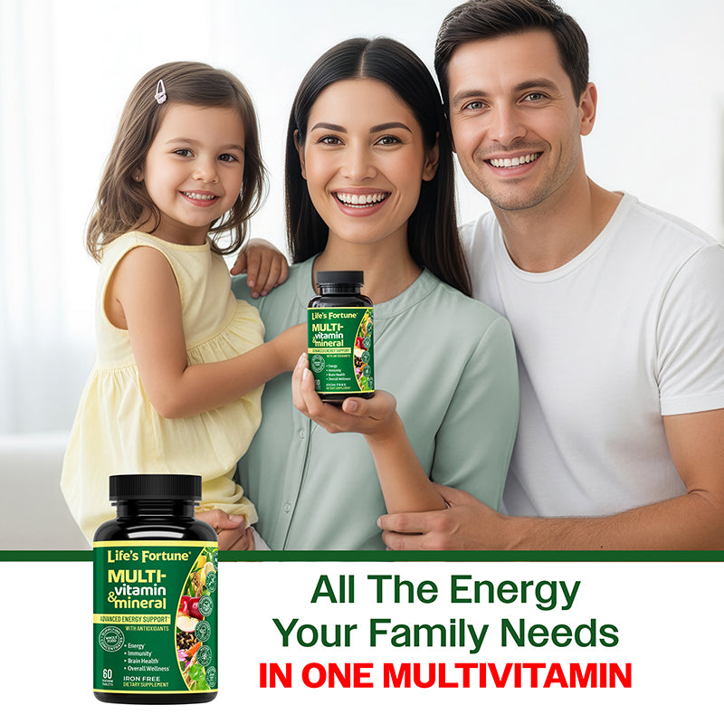 Life's Fortune Multivitamin & Mineral - Energy Booster, tablets