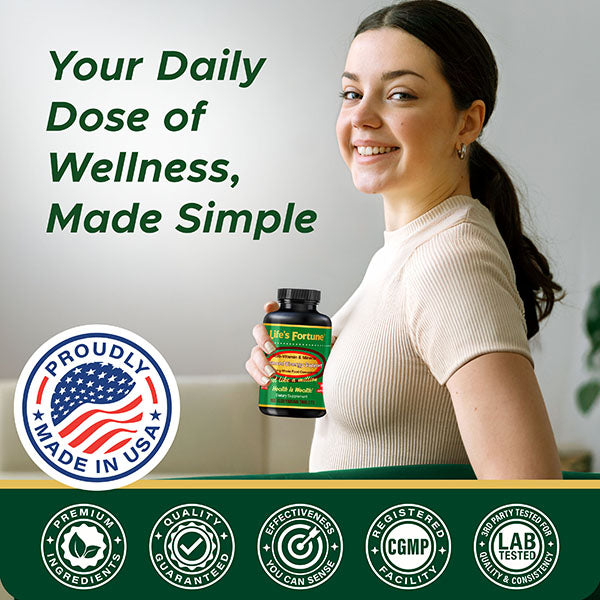 Life's Fortune Multivitamin & Mineral - Energy Booster, tablets