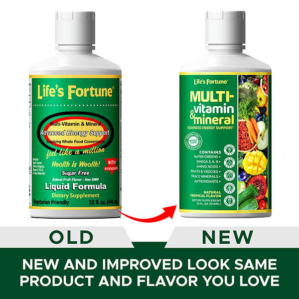 Life's Fortune Multivitamin for Women & Men, Liquid 32oz