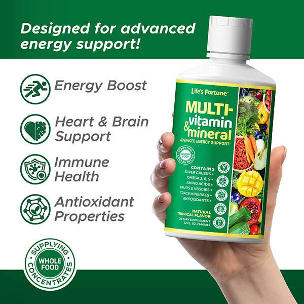 Life's Fortune Multivitamin for Women & Men, Liquid 32oz