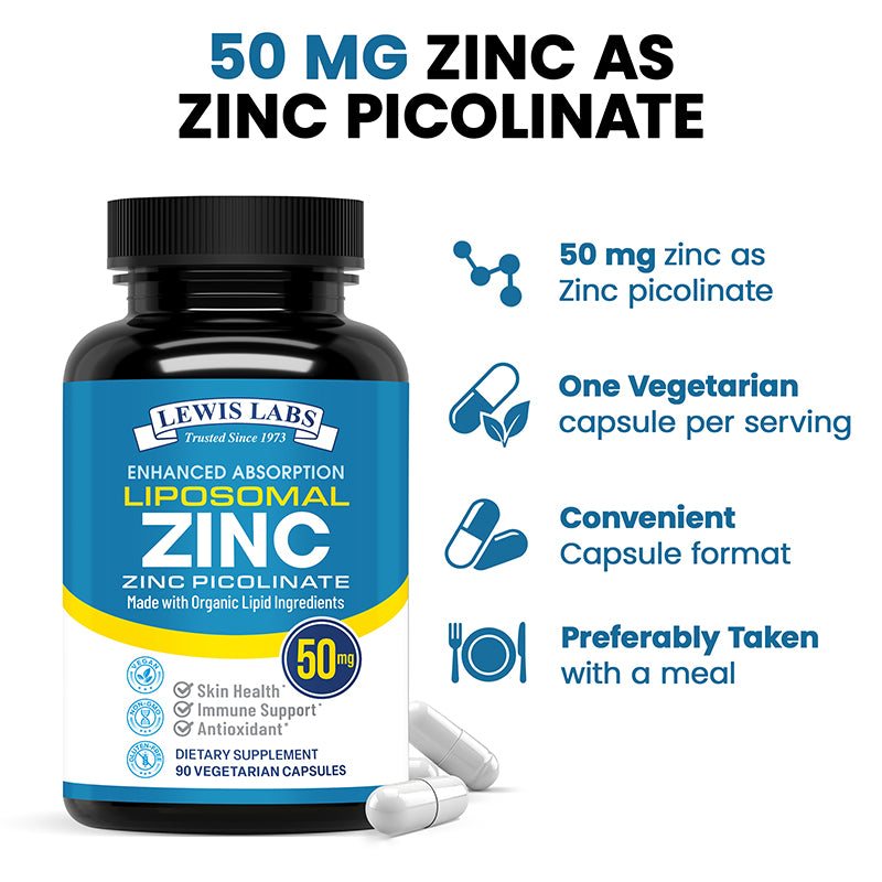 Life's Fortune Liposomal Zinc 50mg & Copper