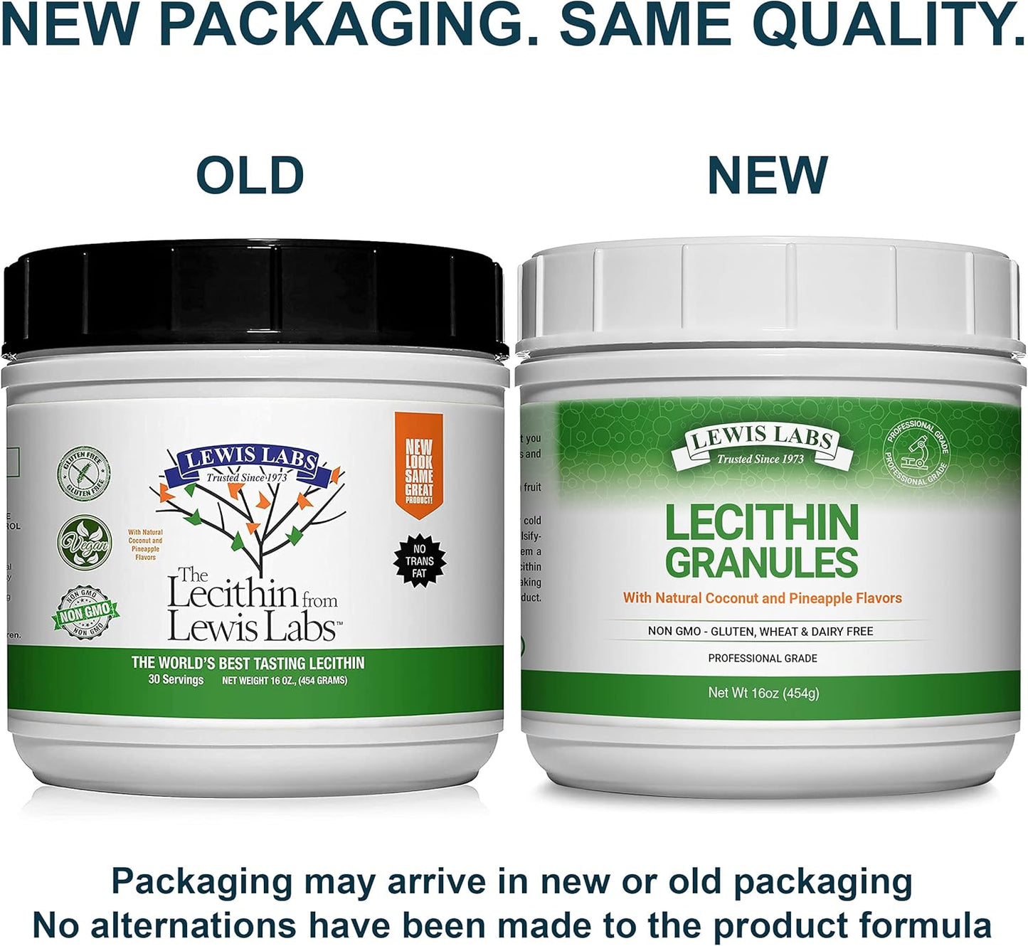 Lewis Labs Lecithin Granules Supplement | Natural Soy Lecithin Powder | Source of Phosphatidyl CholineLactation Support, Immune Function & Support Brain Health, 16 oz