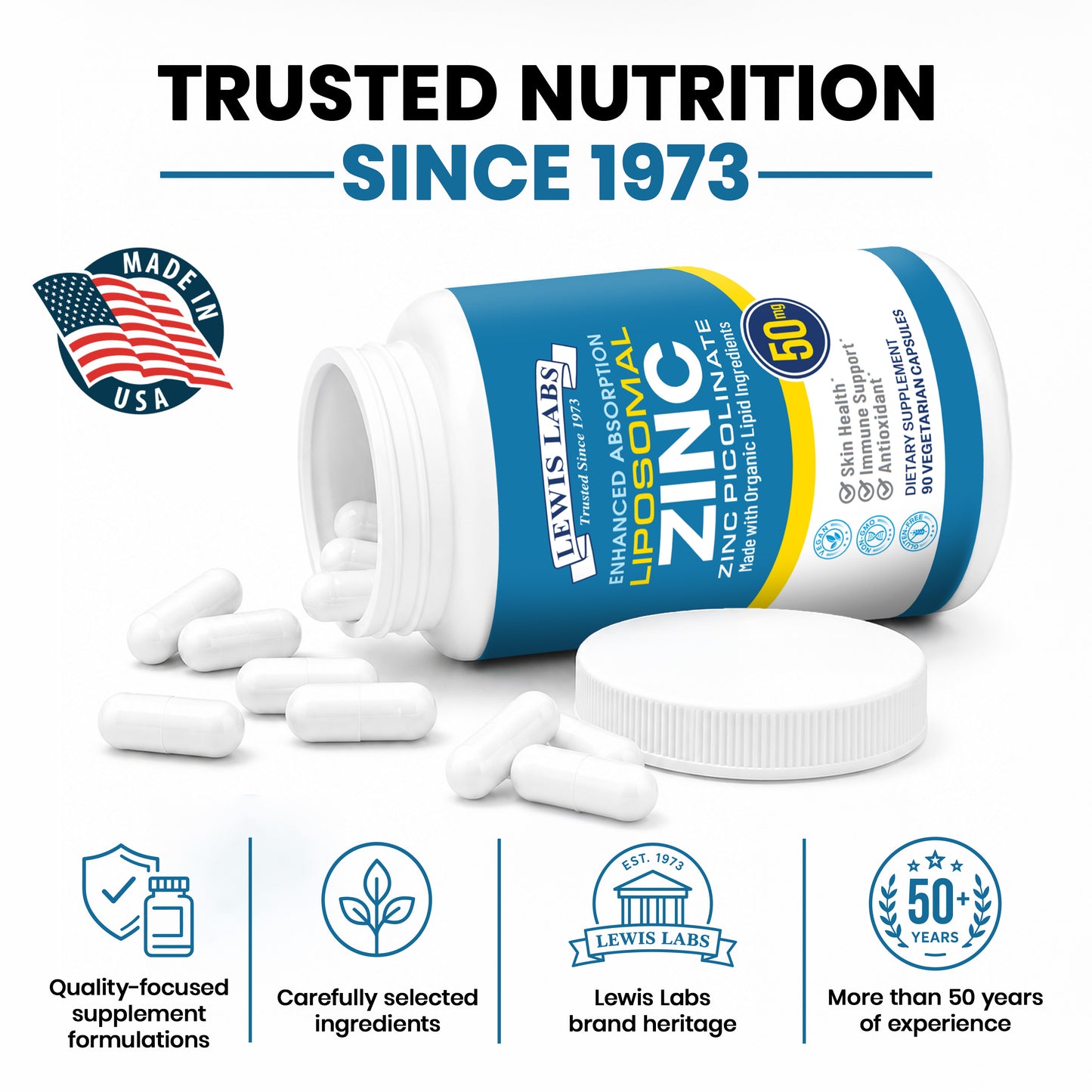 Life's Fortune Liposomal Zinc 50mg & Copper