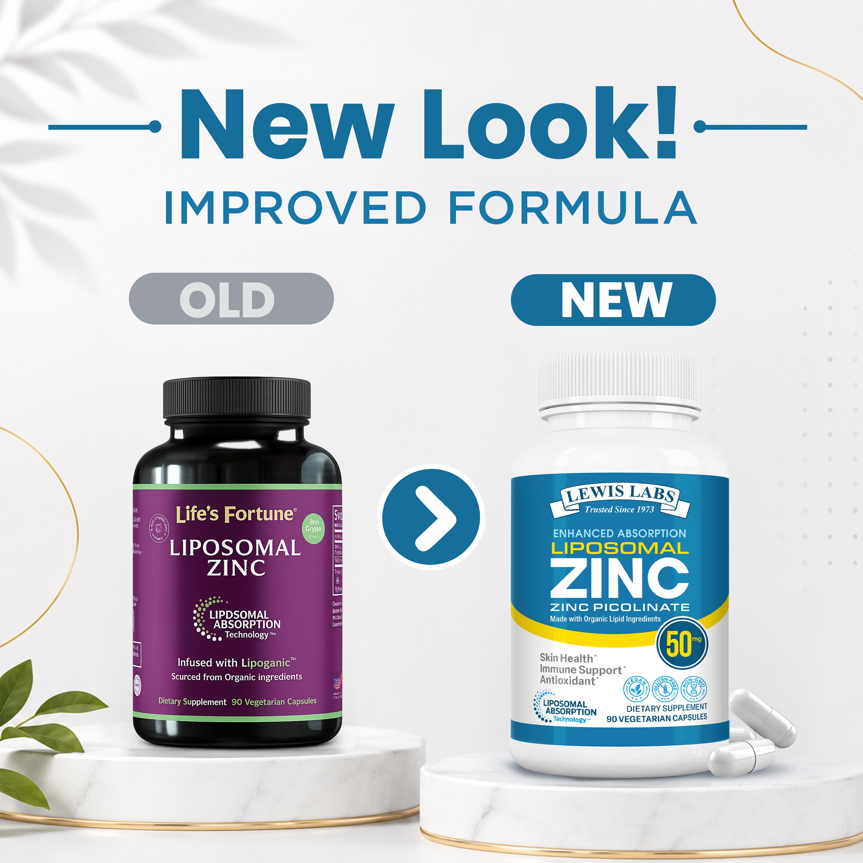 Life's Fortune Liposomal Zinc 50mg & Copper