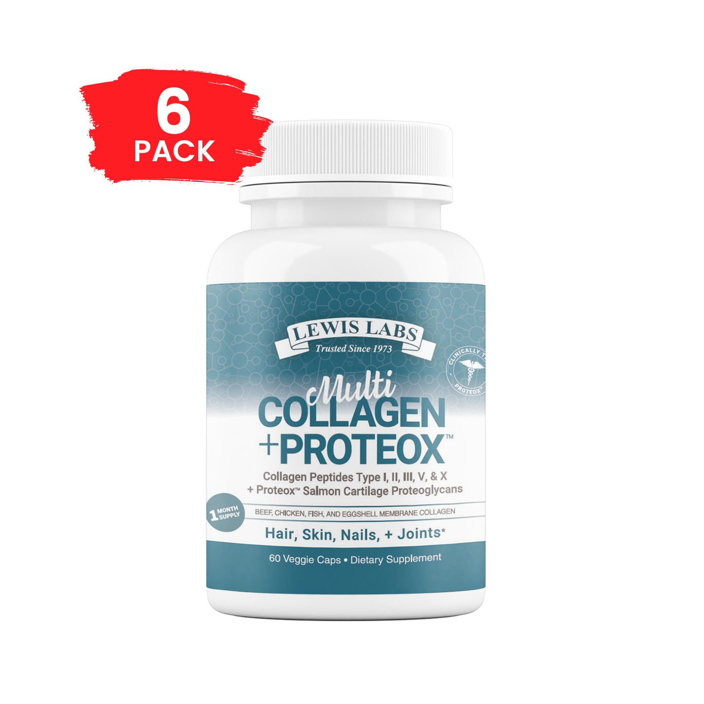 SPECIAL Multi Collagen + Proteox 60 Veggie Caps Pack of 6