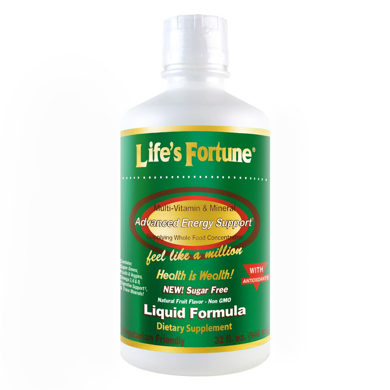 Life's Fortune Multivitamin for Women & Men, Liquid 32oz