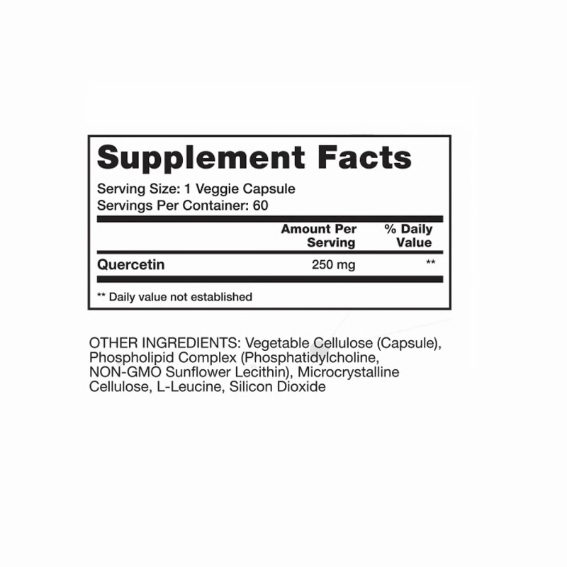Liposomal Quercetin 250 mg 60 Veggie Caps